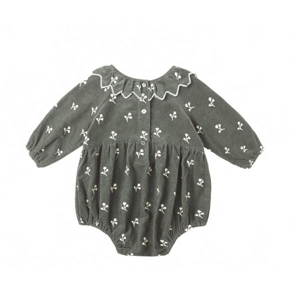 NEW RYLEE + CRU baby's freya romper in blossom - Picture 2 of 3